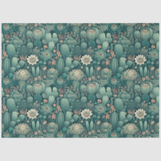 Vibrant Cactus Dreams Tissue Paper