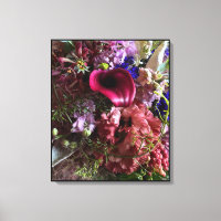 Vibrant Calla Lily and Mixed Flowers Canvas Art