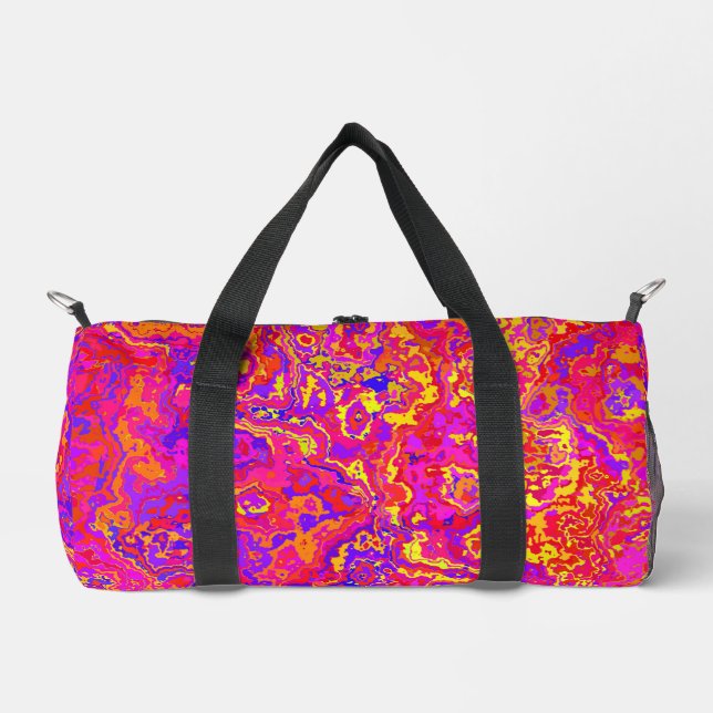 Vibrant Camo  Duffle Bag (Front)