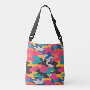 Vibrant camo tote bag