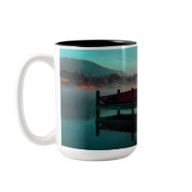 Vibrant Canoe on Lake Junaluska
