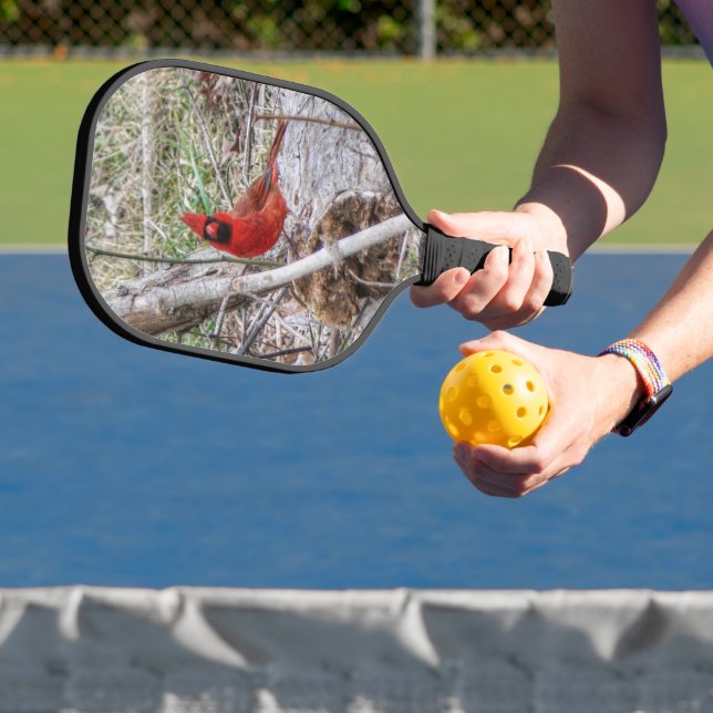 Vibrant Cardinal Pickleball Paddle (Insitu)