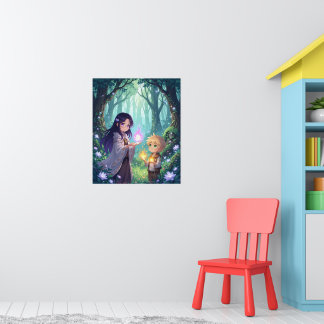 Vibrant Cartoon Wall Decor for Children