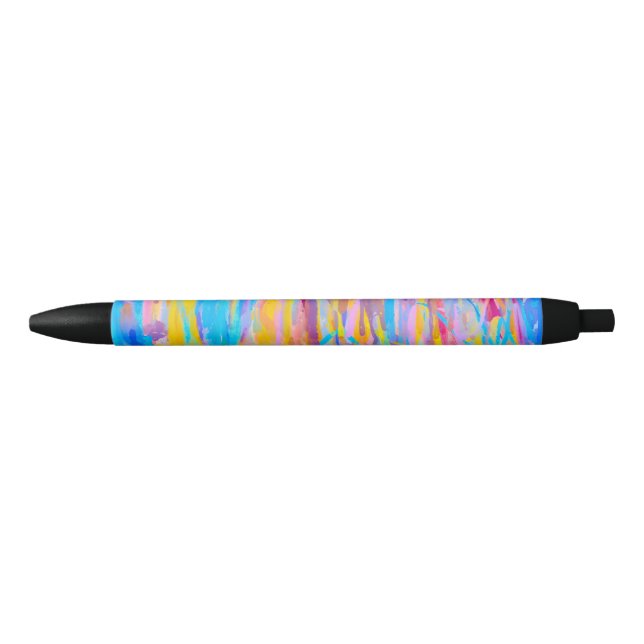 Vibrant Cascade Black Ink Pen (Front)