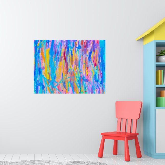 Vibrant Cascade Poster (Nursery 1)