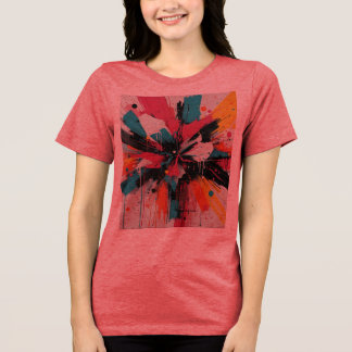 Vibrant Chaos Burst Tri-Blend Shirt