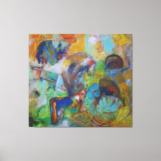 Vibrant Chaos Canvas Print