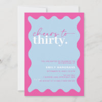 Vibrant Cheers to Thirty 30th Birthday Party