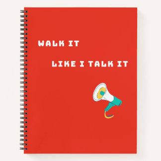 Vibrant Chic Savage Quotes For Teen Red Notebook