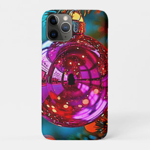 Vibrant Christmas Ornament Sparkle Design Case-Mate iPhone Case