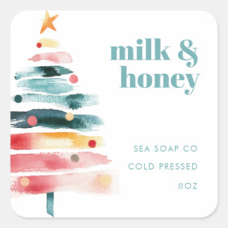 Vibrant Christmas Product Stickers