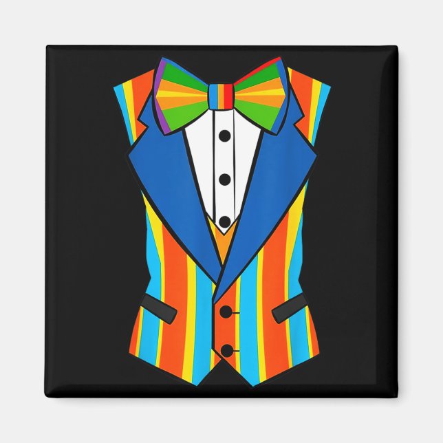 Vibrant cinco de mayo bow tie fiesta party wedding magnet (Front)