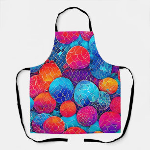 Vibrant Circle Pattern Apron