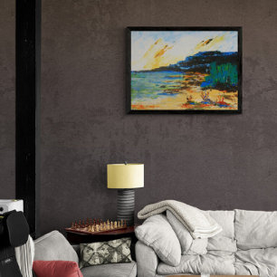 Vibrant Coastal Landscape Photo Print