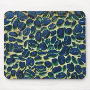 vibrant coffee beans mouse pad