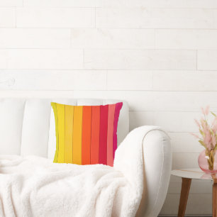 Vibrant Color Aesthetic Pattern Decorative Cushion