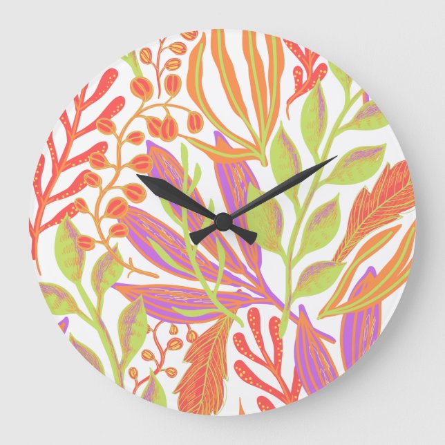 Vibrant Color Large Clock (Front)