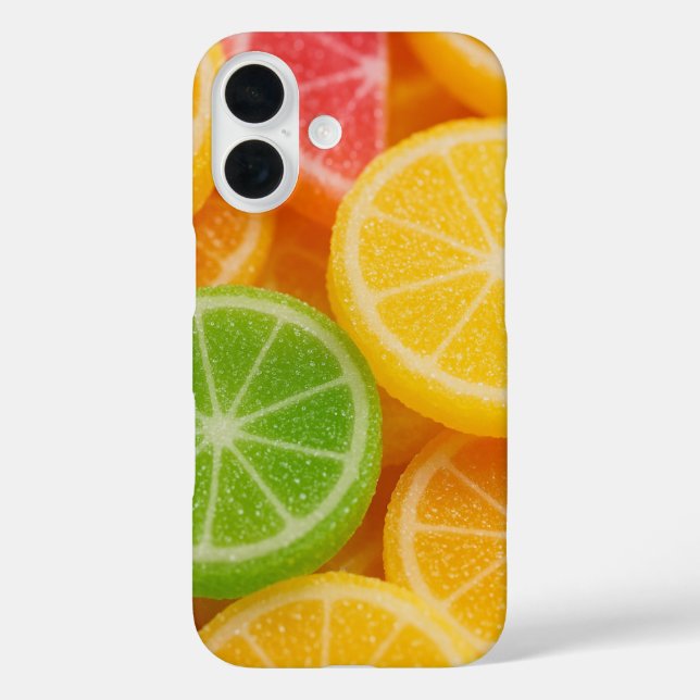 Vibrant Colorful Citrus Candy Slices Case-Mate iPhone Case (Back)