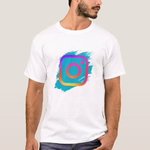 Vibrant Colorful Splash Logo Art - Modern Artistic T-Shirt