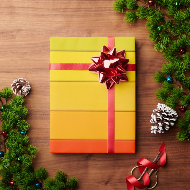 Vibrant Colour Aesthetic Pattern Wrapping Paper (Holiday Gift)