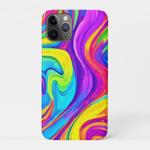 Vibrant Colour Background: Cartoon Splash Art Case-Mate iPhone Case