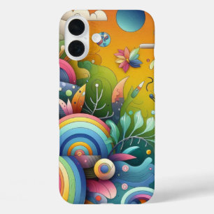 Vibrant Colour Design  iPhone 16 Plus Case