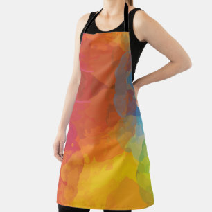 Vibrant Colour Explosions Apron