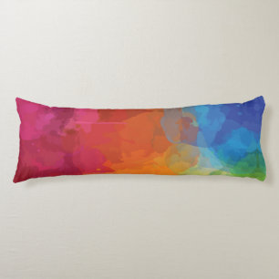 Vibrant Colour Explosions Body Cushion