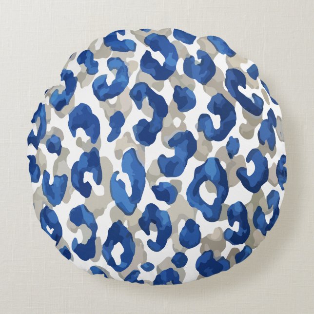Vibrant Colour Explosions Round Cushion (Front)