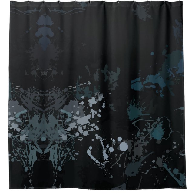 Vibrant Colour Explosions Shower Curtain (Front)