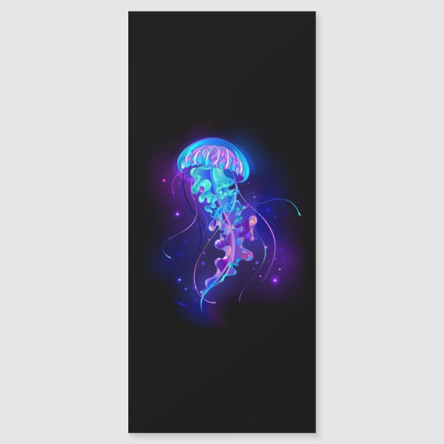 Vibrant Colour Glowing Jellyfish (Front)