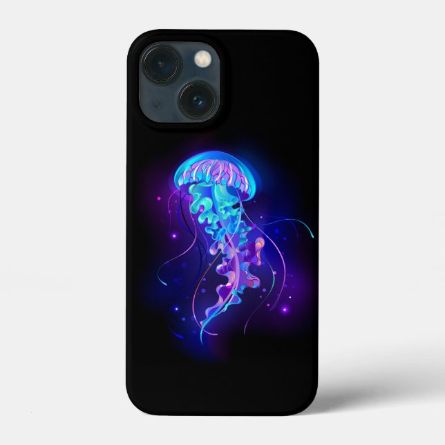 Vibrant Colour Glowing Jellyfish Case-Mate iPhone Case (Back)