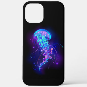 Vibrant Colour Glowing Jellyfish iPhone 12 Pro Max Case