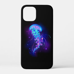 Vibrant Colour Glowing Jellyfish iPhone 12 Mini Case