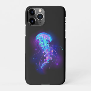 Vibrant Colour Glowing Jellyfish iPhone 11Pro Case