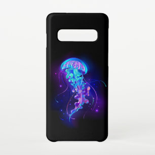 Vibrant Colour Glowing Jellyfish Samsung Galaxy Case