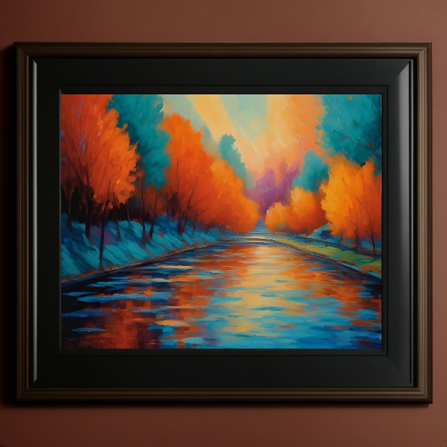 Vibrant Colour Landscape Fauvism Impressionist Pos Poster (Creator Uploaded)