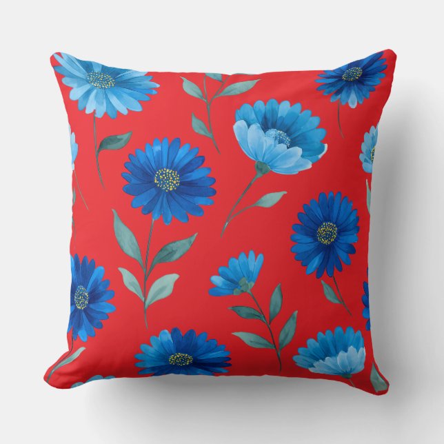 Vibrant Colour Pop Decorative Pillow (Front)