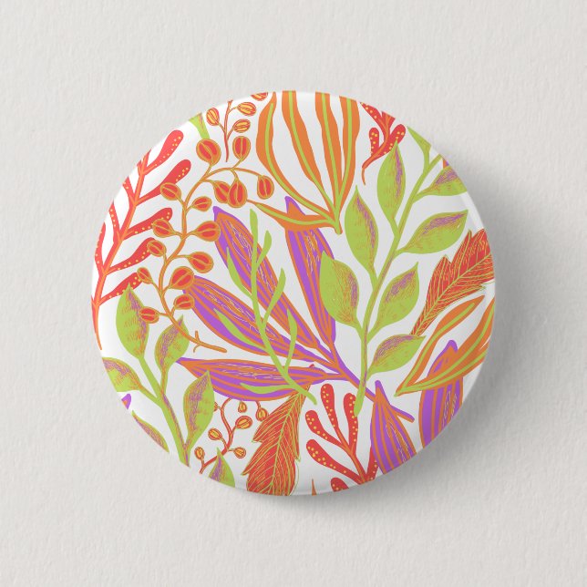 Vibrant colour print 6 cm round badge (Front)