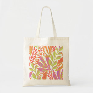 Vibrant colour print tote bag
