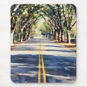 Vibrant colour scenic landscape Mousepad