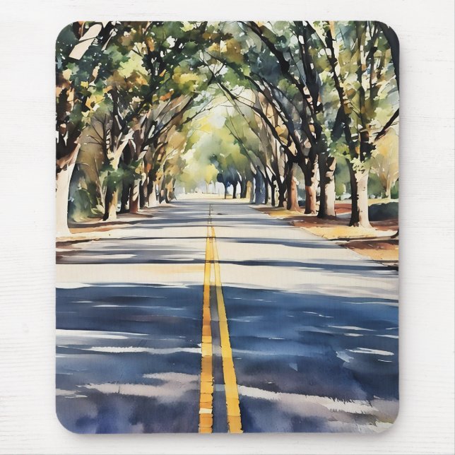 Vibrant colour scenic landscape Mousepad (Front)