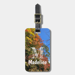 Vibrant Coloured Maples Luggage Tag