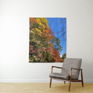 Vibrant Coloured Maples Tapestry