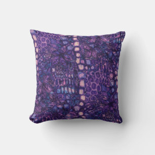 Vibrant Colourful Abstract Floral Pattern Cushion