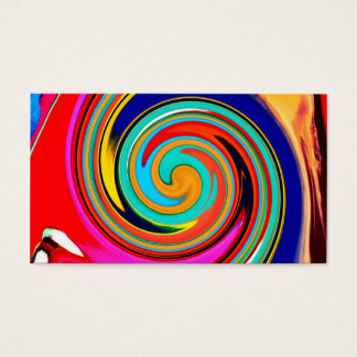 Vibrant Colourful Abstract Swirl of Melted Crayons