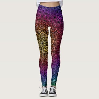 Vibrant Colourful art Leggings