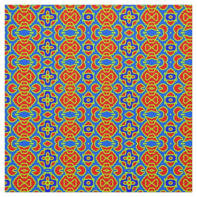 Vibrant colourful attractive fabric pattern design (Swatch)