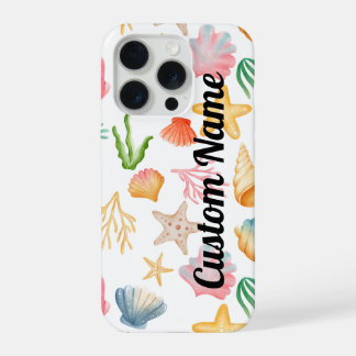Vibrant Colourful Beachside Sea Shell iPhone Case