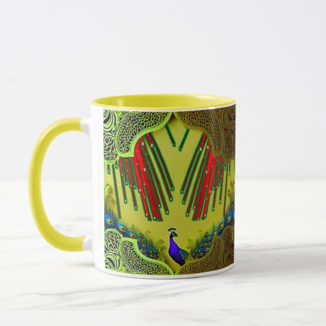 Vibrant Colourful Combo Mug – Perfect Size, Digita (Left)